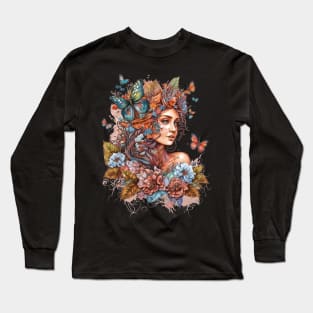 Watercolor Fairy #2 Long Sleeve T-Shirt